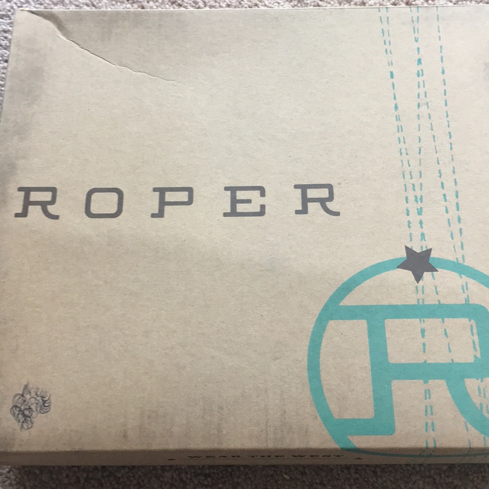 Roper Cheetah Print Cowboy Boots